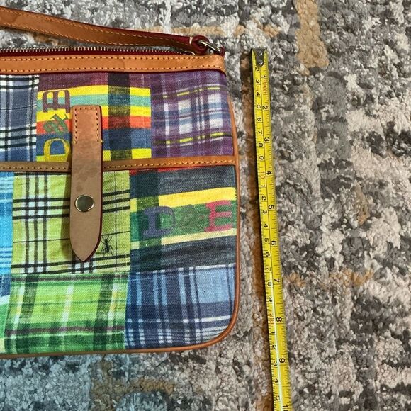 DOONEY & BOURKE MADRAS/ANT PICNIC CROSSBODY PURSE! GUC! - Picture 10 of 12